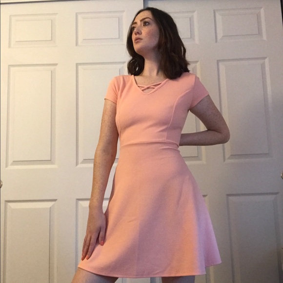 Wilde Dresses & Skirts - Peach Skater Dress Wilde Dresses & Skirts - Peach Skater Dress